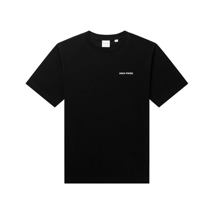 Daily Paper Men' Black Dias T-Shirt in Size S, Sports Direct