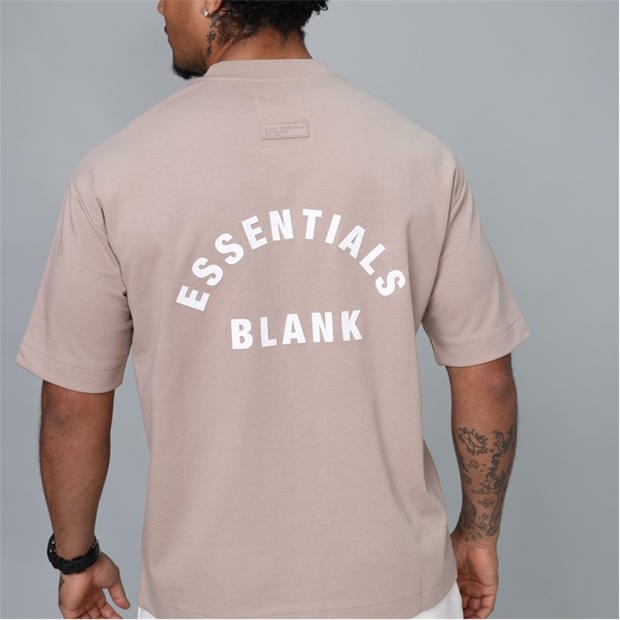Taupe - Blank Essentials - Arch T-Shirt Mens