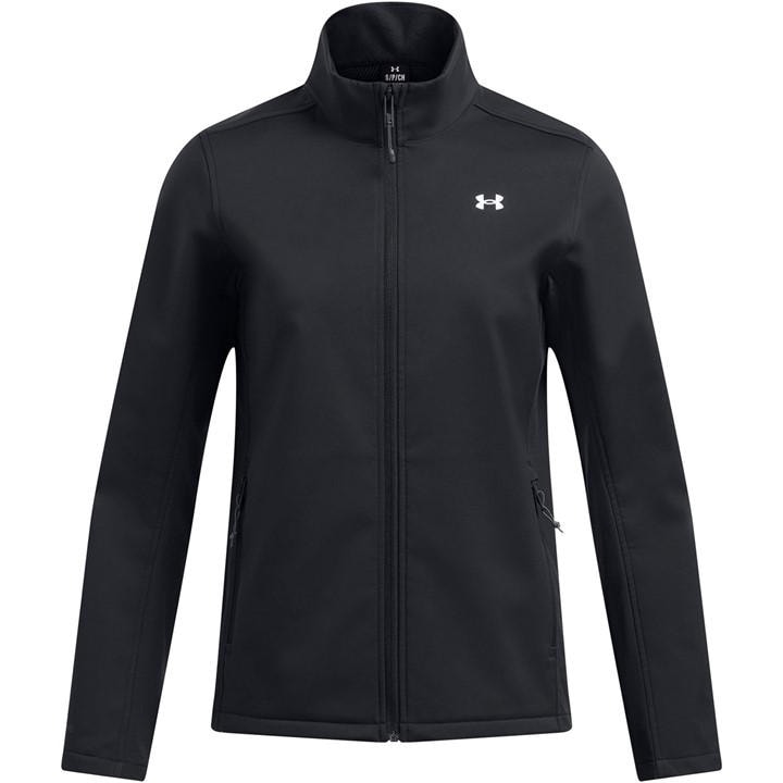 Under Armour Women's Black Lightweight Water-Repellent Quilted Puffer Jacket in Size 14, Sports Direct