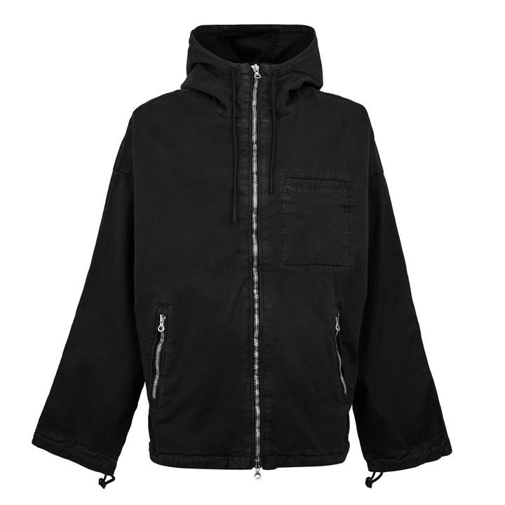 Diesel Men's Black Bomber Jacket in Size L, Sports Direct