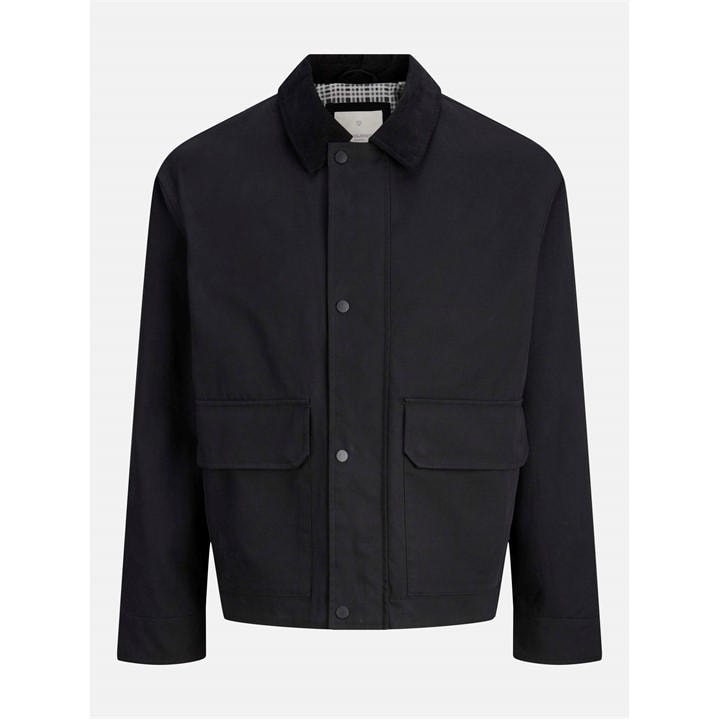 Jack And Jones Men's Black Utility Barn Jacket in Size 2XL, Sports Direct