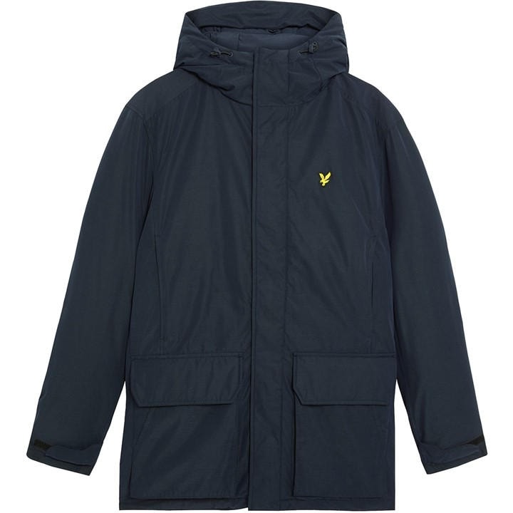 Lyle And Scott Men' Blue Membrane Quilted Jacket in Size S, Sports Direct