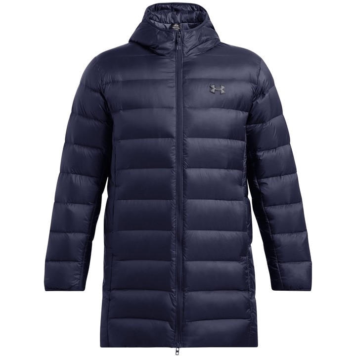 Under Armour Men's Blue Legend Down Weather-Resistant Parka in Size L, Sports Direct