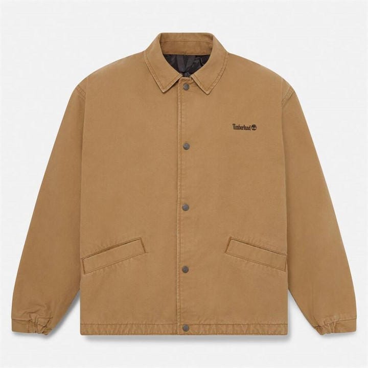 Timberland Men's Beige Timb Coach Jacket in Size M, Sports Direct