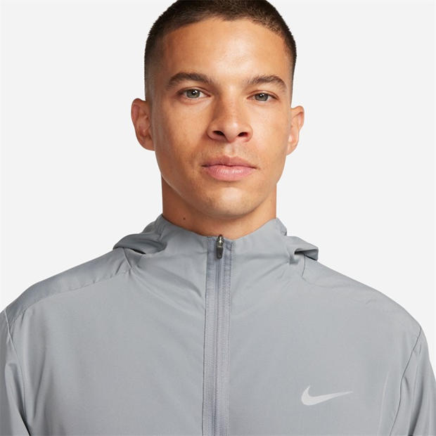 Dark Grey - Nike - Form Hooded Mens Jacket