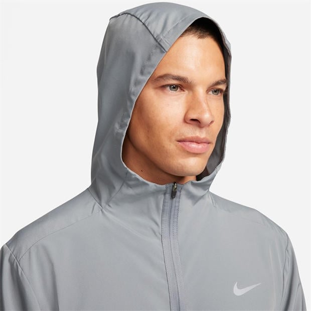 Dark Grey - Nike - Form Hooded Mens Jacket