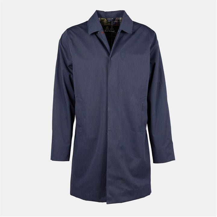 Barbour Men's Blue Lorden Waterproof Mid-Length Long Sleeve Mac in Size 2XL, Sports Direct