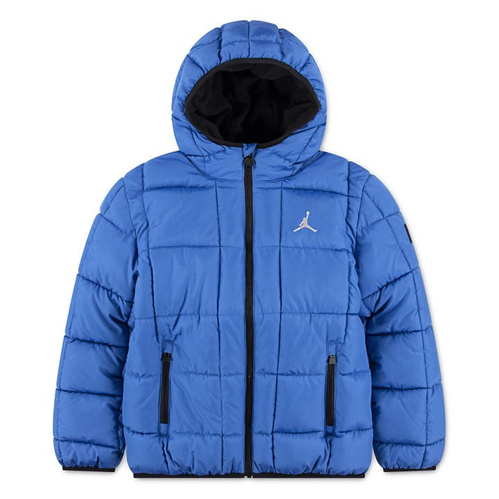 Air Jordan  Kids Blue ' Insulated Puffer Jacket in Size 13 - 14 Years, Sports Direct