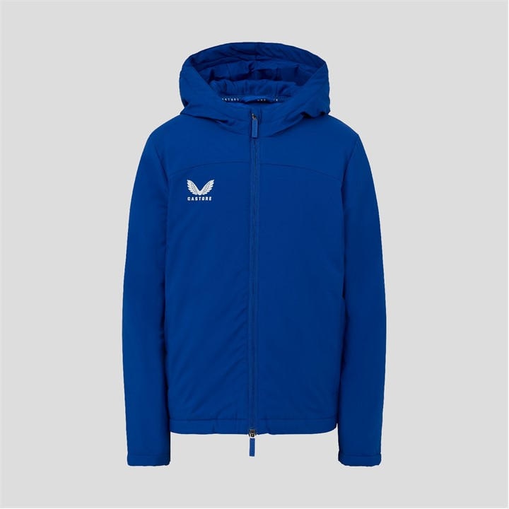 Castore  Kids Blue ' Lightweight Puffer Jacket in Size 7 - 8 Years, Sports Direct