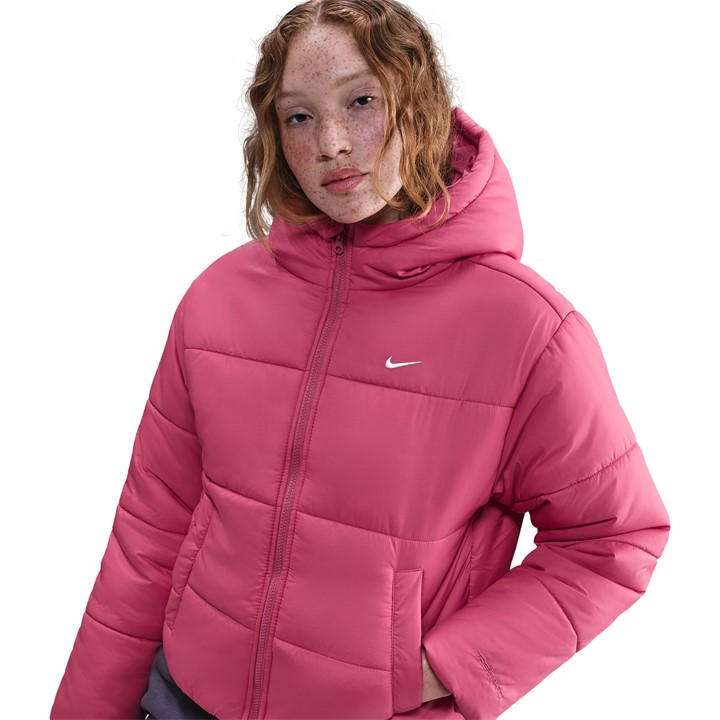 Nike Women's Red Sportswear Classic Puffer Jacket in Size 18, Sports Direct