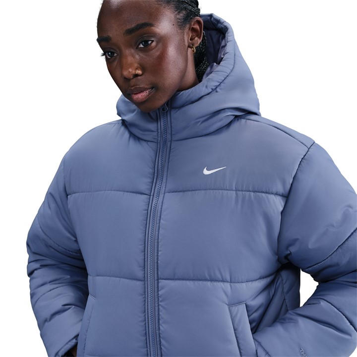 Nike Women's Blue Sportswear Classic Puffer Jacket in Size 18, Sports Direct