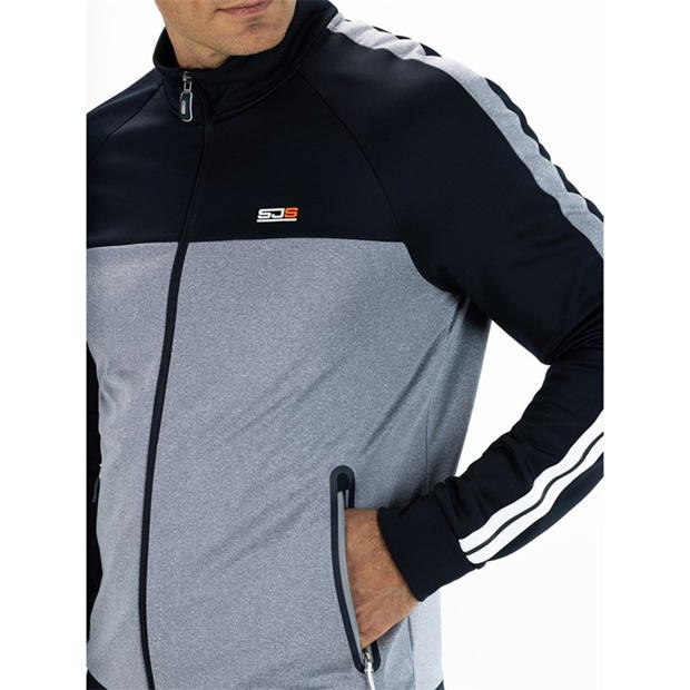 Cloud Grey Mel - Sjeng Sports - Men's Achille Performance Training Jacket