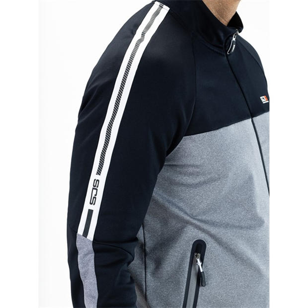 Cloud Grey Mel - Sjeng Sports - Men's Achille Performance Training Jacket