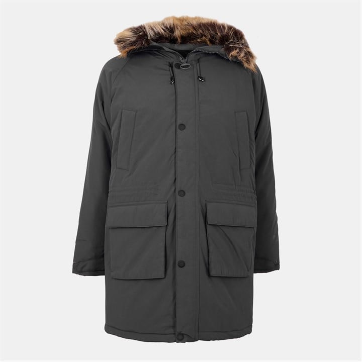 Barbour Men' Grey Gustnado Weather-Resistant Parka in Size S, Sports Direct