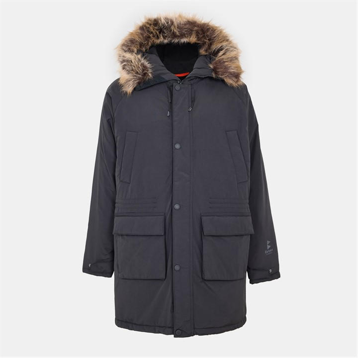 Barbour Men's Black Gustnado Weather-Resistant Parka in Size M, Sports Direct