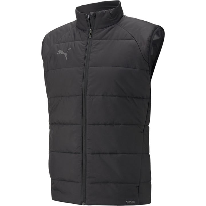 Puma Men's Black Teamliga Vest Jacket Gilet in Size M, Sports Direct