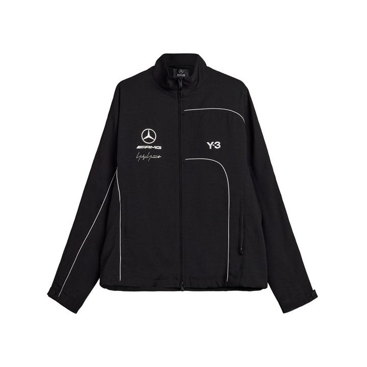 Y3 Men's Black Mercedes Track Jacket in Size L, Sports Direct
