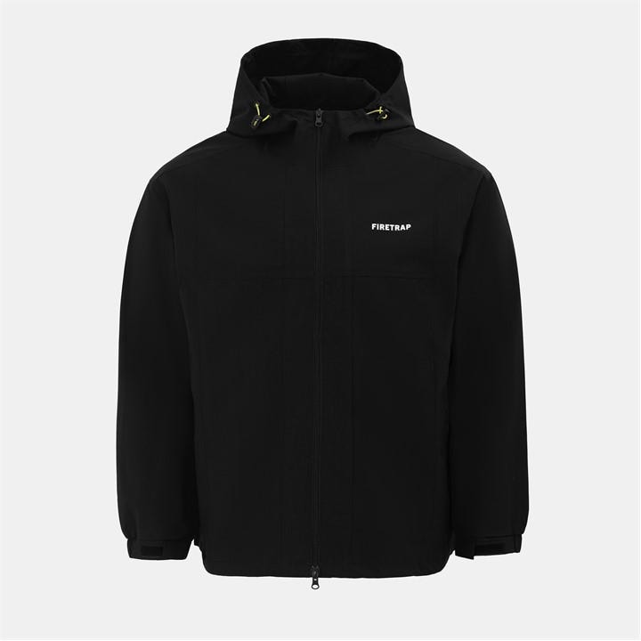 Firetrap Men's Black Light Weight Jacket in Size XL, Sports Direct