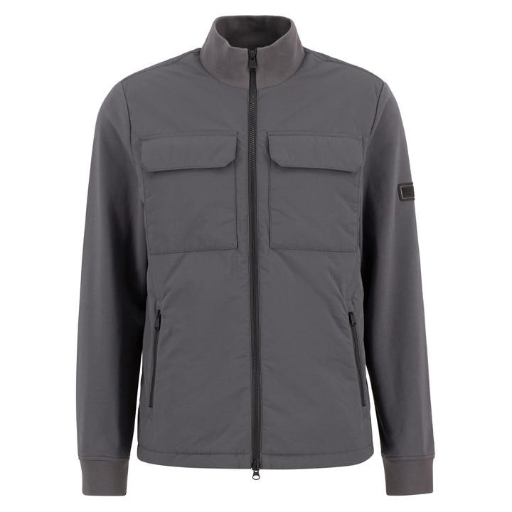 International  Men's  Ethan Quilted Sweatshirt, Football by Barbour  in Size XL, Sports Direct