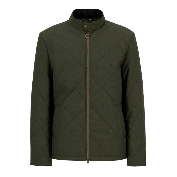 Barbour Men's Green City Harrington Quilted Jacket in Size M, Sports Direct