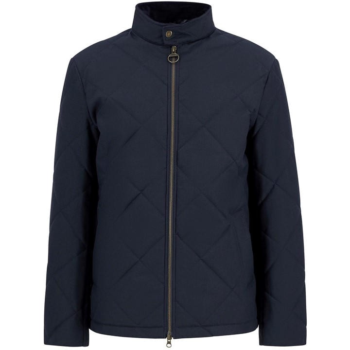 Barbour Men's Blue City Harrington Quilted Jacket in Size 2XL, Sports Direct