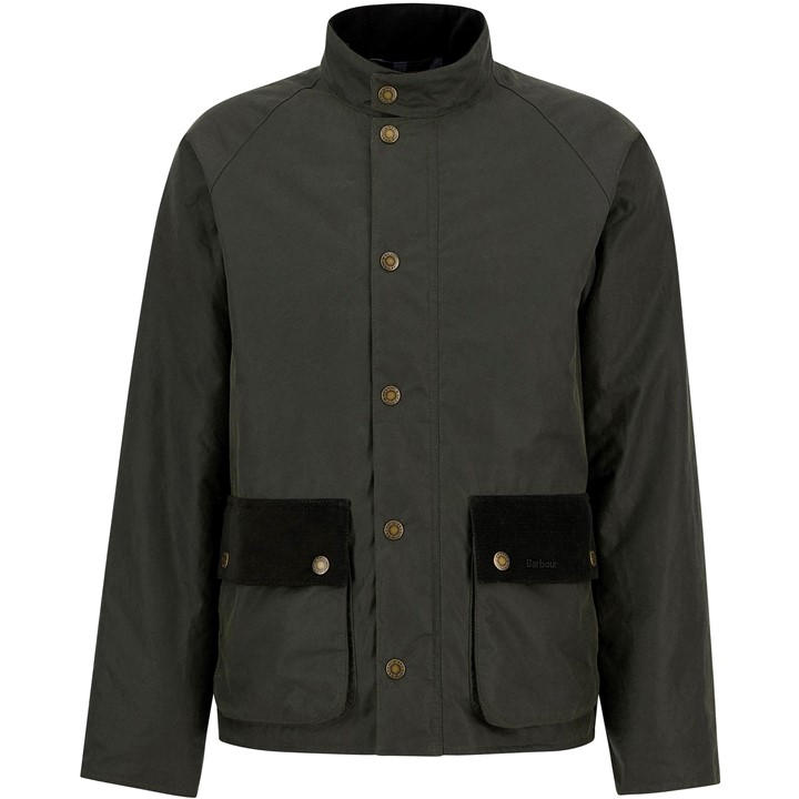 Barbour Men's Green Cordhill Waxed Jacket in Size M, Sports Direct