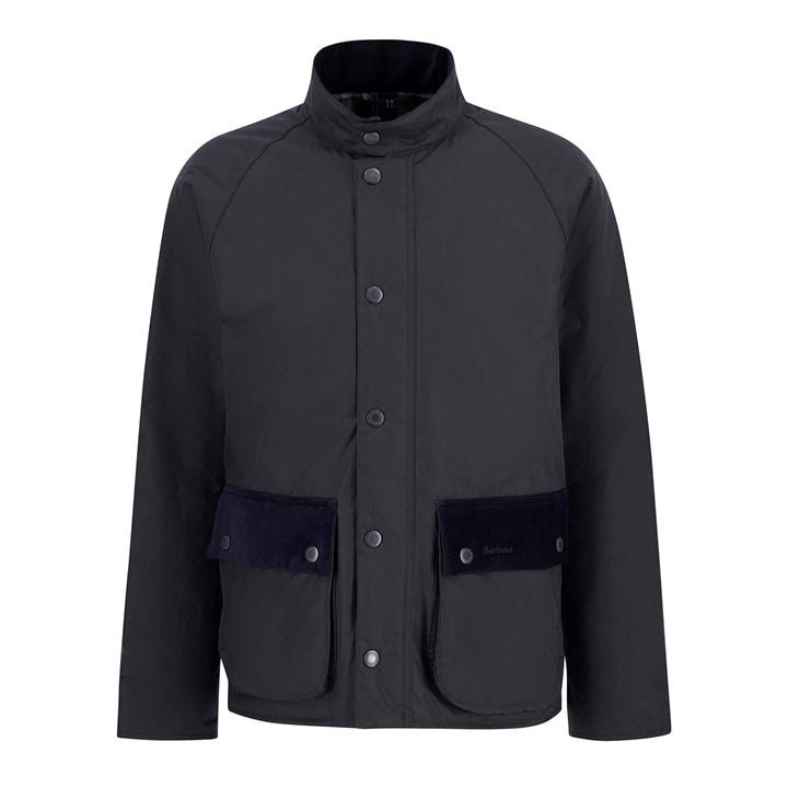 Barbour Men's Blue Cordhill Waxed Jacket in Size M, Sports Direct