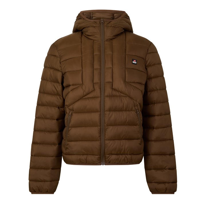 Diesel Men's Brown W-Dwain-Outhood Medium Puffer Jacket in Size XL, Sports Direct