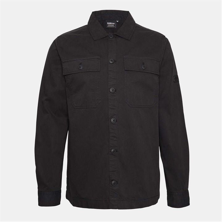 International  Men's  Arlo Cotton Long Sleeve Overshirt, Football by Barbour  in Size 2XL, Sports Direct