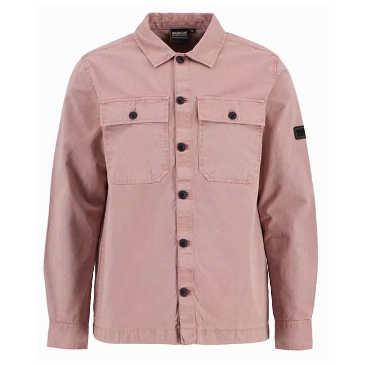 International  Men's  Arlo Cotton Long Sleeve Overshirt, Football by Barbour  in Size L, Sports Direct