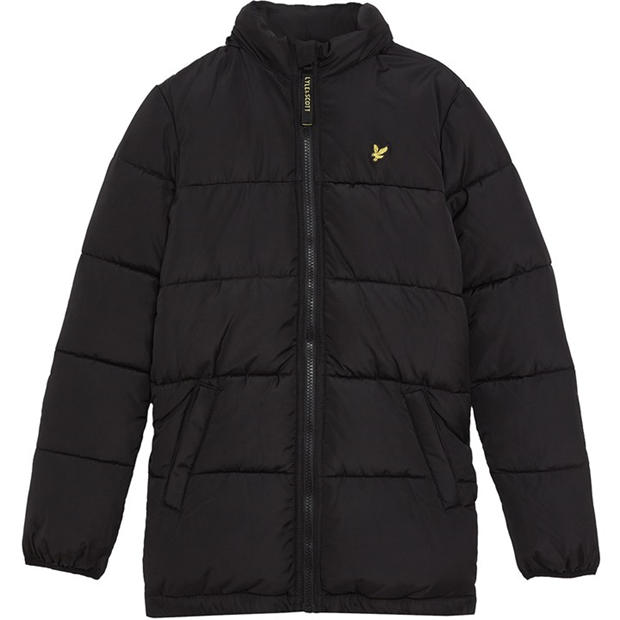 Black Z865 - Lyle and Scott - Kids' Quilted Short Puffer Jacket