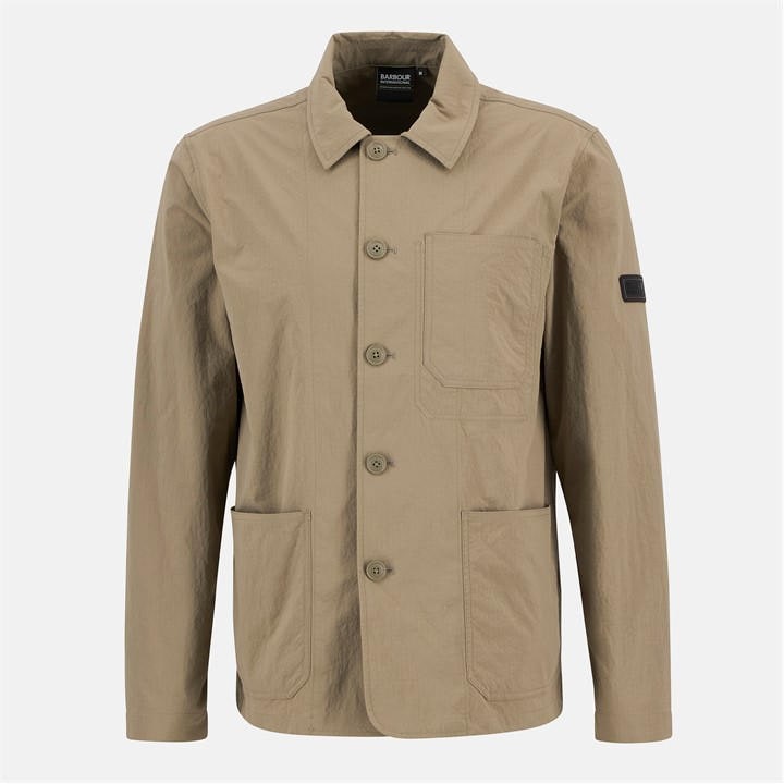 International  Men's  Douglas Long Sleeve Overshirt, Football by BARBOUR  in Size L, Sports Direct