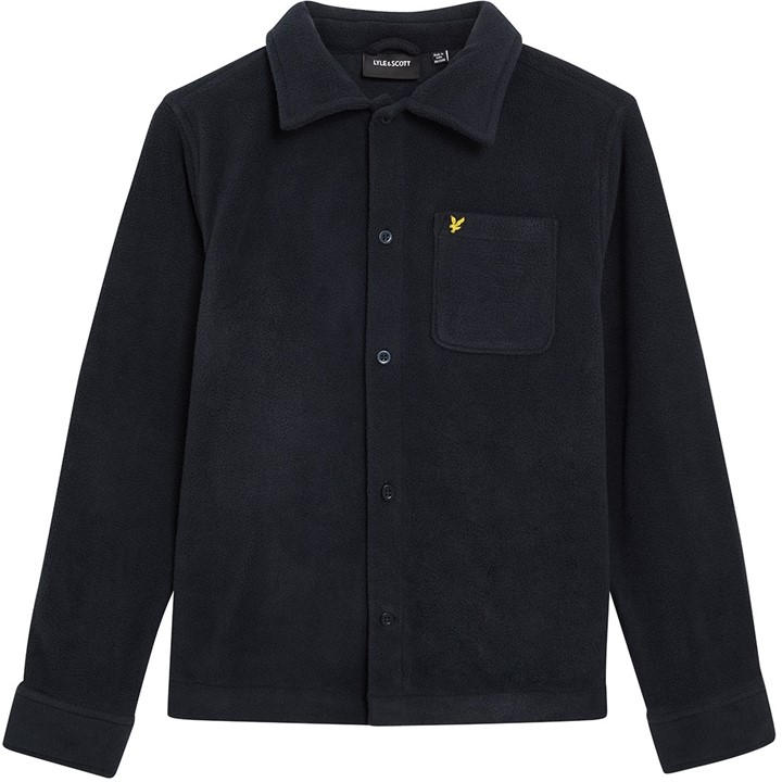 Lyle And Scott Boys Blue Kids' Polar Overshirt in Size 10 - 11 Years, Sports Direct