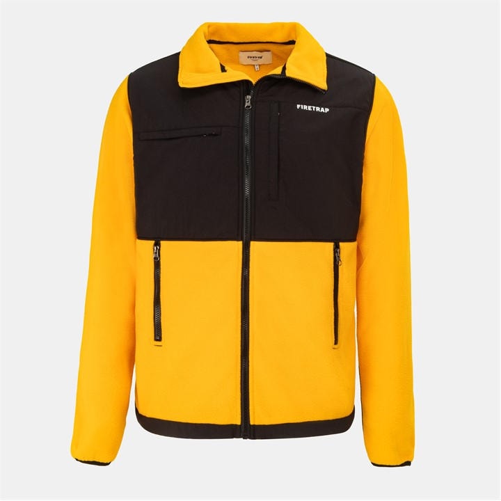 Firetrap Men' Gold Fleece Jacket in Size S, Sports Direct