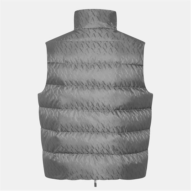 Hõbe U8092 - Armani Exchange - Men's Down Quilted Sleeveless Gilet