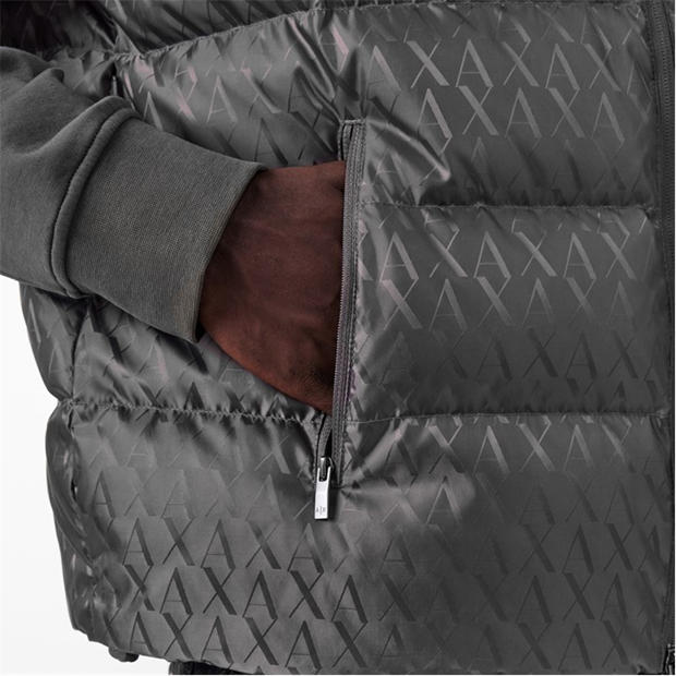 Hõbe U8092 - Armani Exchange - Men's Down Quilted Sleeveless Gilet
