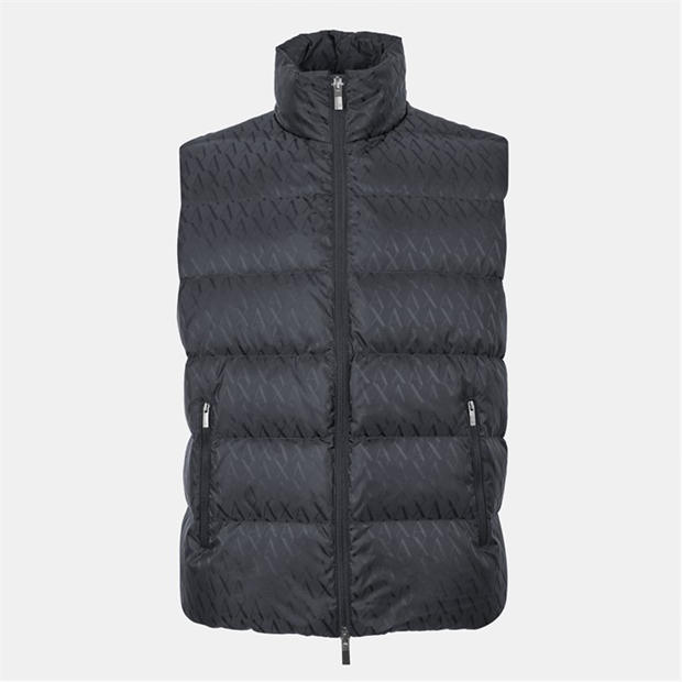 Sügavsinine - Armani Exchange - Men's Down Quilted Sleeveless Gilet