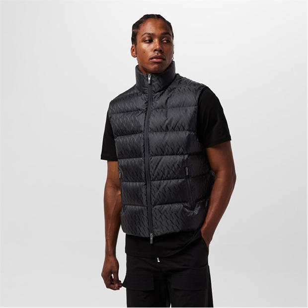 Sügavsinine - Armani Exchange - Men's Down Quilted Sleeveless Gilet