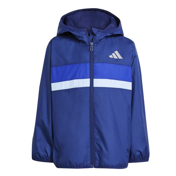 Adidas Boys Blue Kids' Tiberio Windbreaker in Size 14 Years, Sports Direct