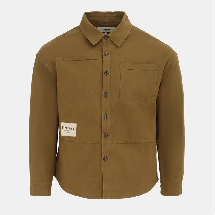 Firetrap Men's Green Heavy Shirt in Size 3XL, Sports Direct