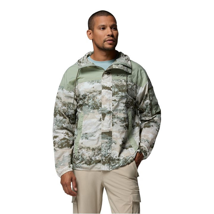 Columbia Men's Green Challenger™ Ii Windbreaker in Size L, Sports Direct