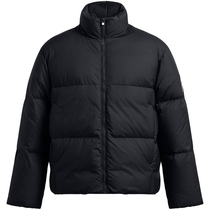 Under Armour Men' Black Quilted Water-Repellent Puffer Jacket in Size S, Sports Direct