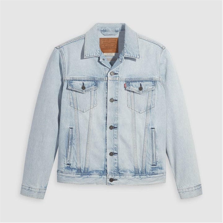 Levis Men's Blue The Trucker Jacket New Light T in Size XL, Sports Direct