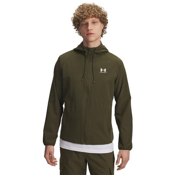 Under Armour Men's Green Vibe Woven Training Jacket in Size 2XL, Sports Direct