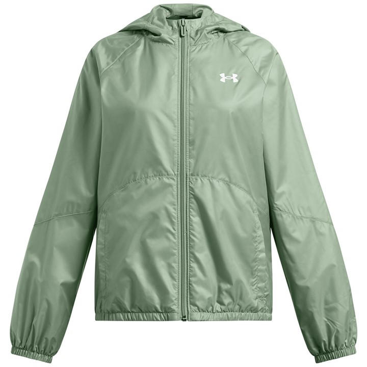 Under Armour Girls Green Kids' Sport Windbreaker in Size 6, Sports Direct