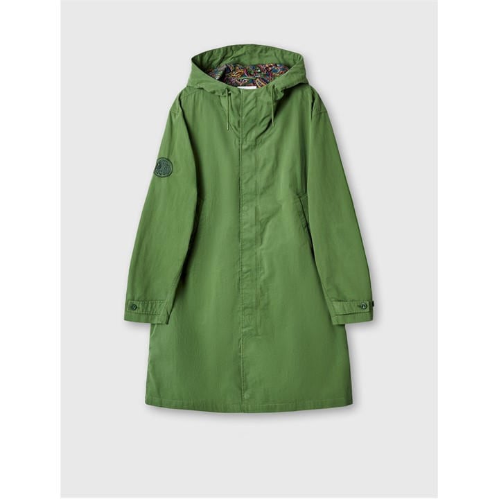 Pretty Green Store Men's Green Khaki Feltham Parka - Image 2