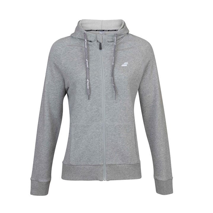 Babolat Girls Grey Kids' Performance Moisture-Wicking Weather-Resistant Training Jacket in Size 10 Years, Sports Direct