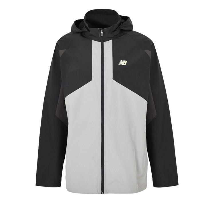 New Balance Men's Black Active Utility Woven Lightweight Performance Training Jacket in Size XL, Sports Direct