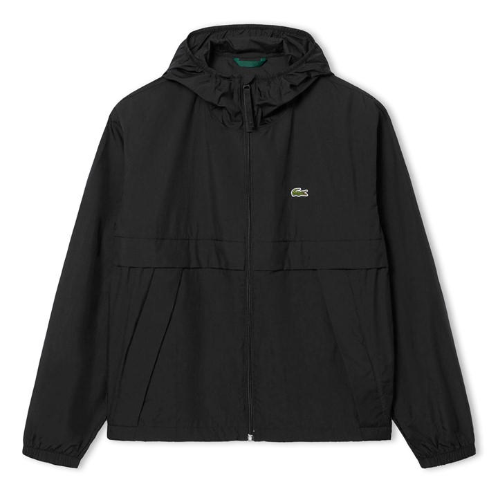Lacoste Men's Black Windbreaker in Size M, Sports Direct
