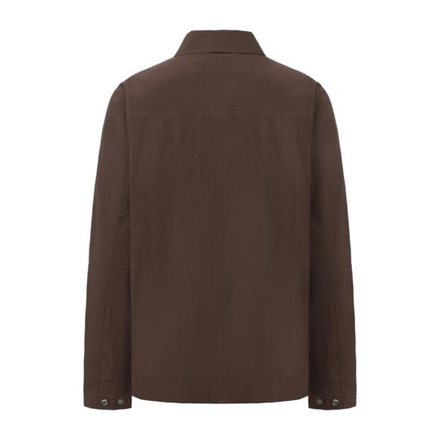 Brown - Pretty Green - Heaton Overshirt Mens